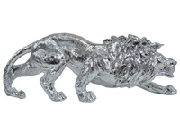 FIGURA A014 LEW 55x15x19cm SREBRNY