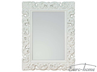 Białe fazowane lustro 70x90 cm PU049PM