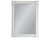 Lustro w białej oprawie 90x120 cm 21023