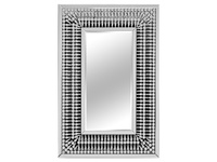 Lustro w ażurowej oprawie z kryształków 80x120 cm 16JZ113