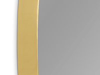 Podłużne lustro w złotej ramie 21x77x4 cm 16F-572