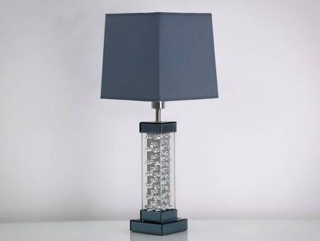 Lustrzana lampa z kryształkami 13x13x46 cm 15JS0009